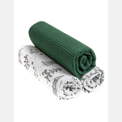 ŚWIĄTECZNY 3-pak ręczników kuchennych ZIELONY 40x70 PREZENT MORAJ